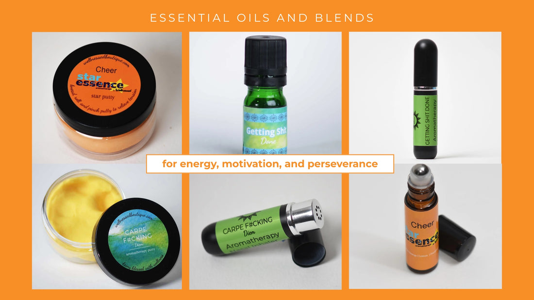 Essential Oils and Blends for Energy